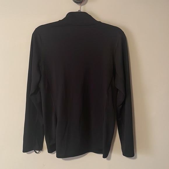 Patagonia Women's Capilene Midweight Zip-Neck black size Medium, thumb hooks - Picture 6 of 9